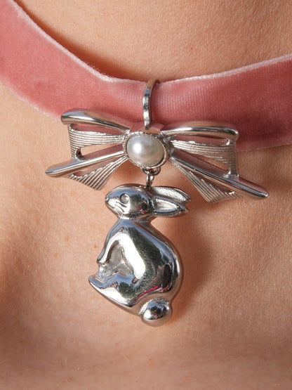 Velvet Bunny Choker