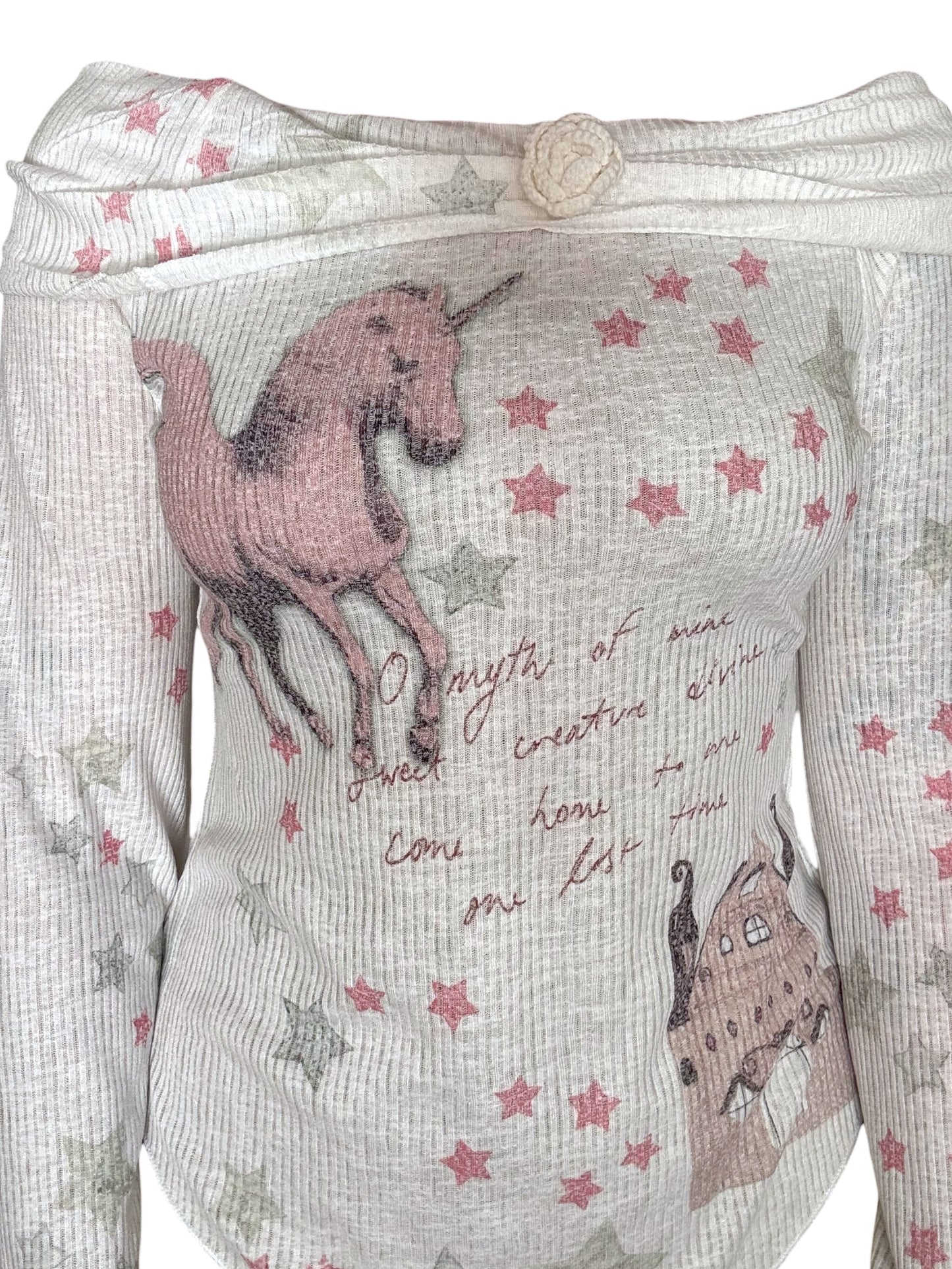 O' Myth of Mine Off-Shoulder Sweater