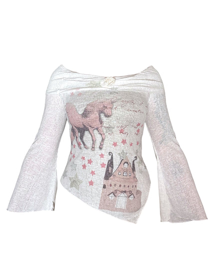 O' Myth of Mine Off-Shoulder Sweater Sample - L