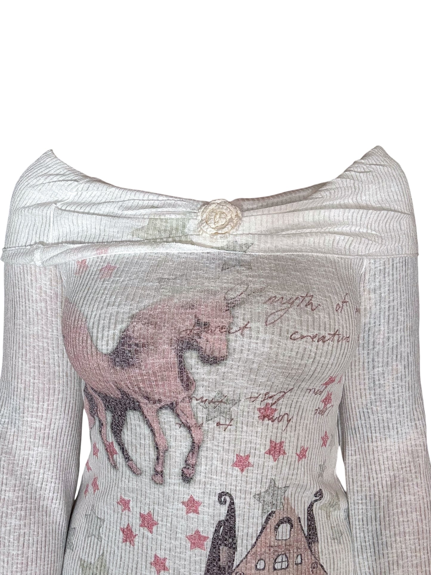 O' Myth of Mine Off-Shoulder Sweater Sample - L