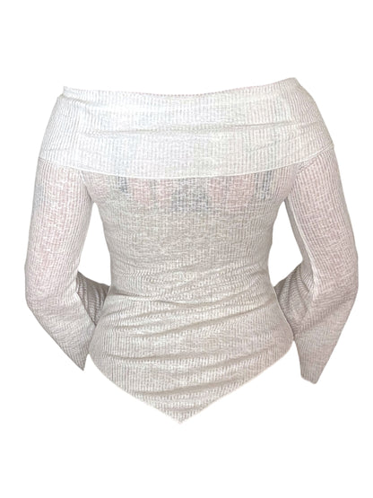 O' Myth of Mine Off-Shoulder Sweater Sample - L