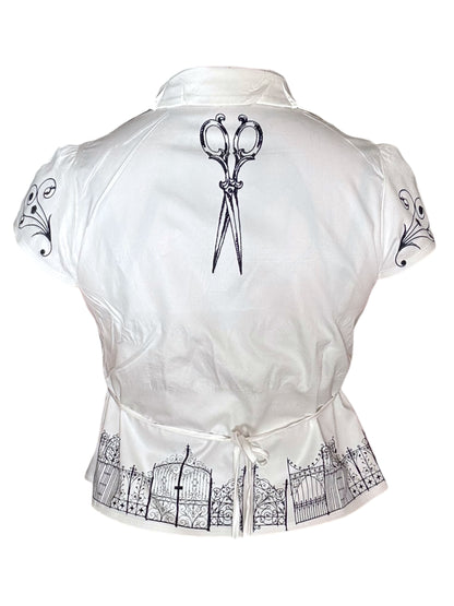 Gated Heart Button Up - L/XL
