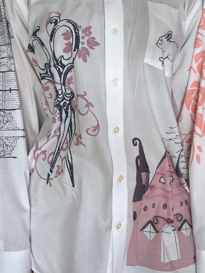 Whispering Rose Button Down - 2X/3X