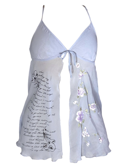 Lavender Castle Babydoll Tank - M