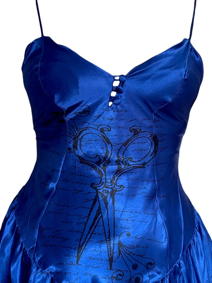Sharp Edges Blue Frederick's Mini Dress - S