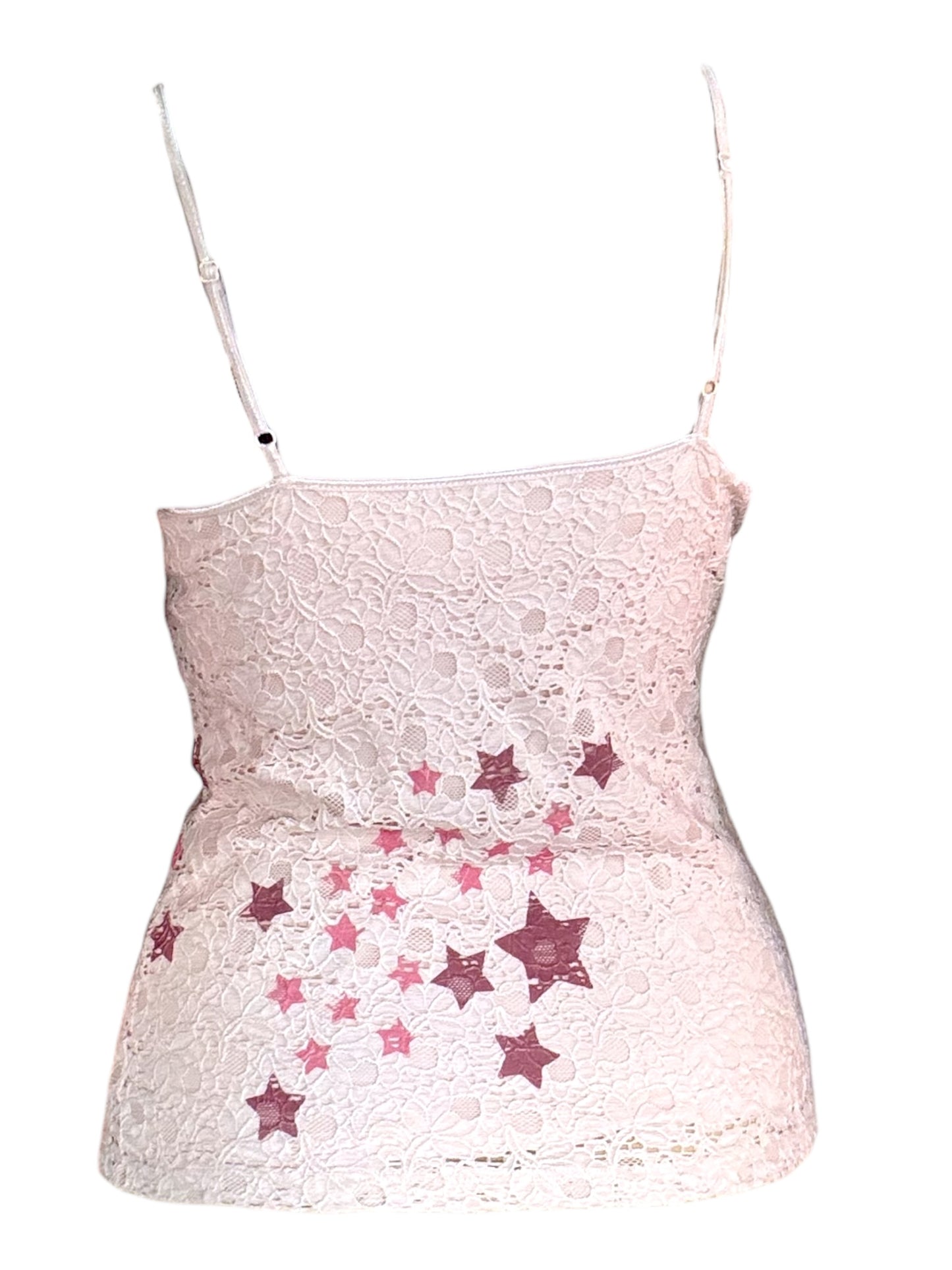 Dream Weaver Pink Lace Tank - L/XL
