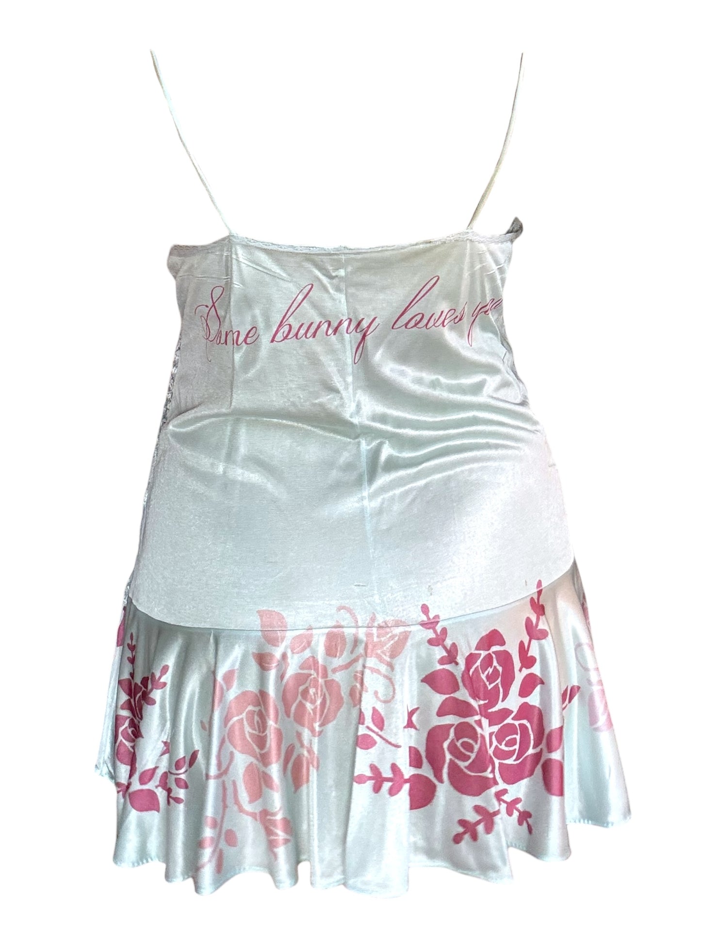 Rose Hill Blue Lace Drop Waist Dress - L