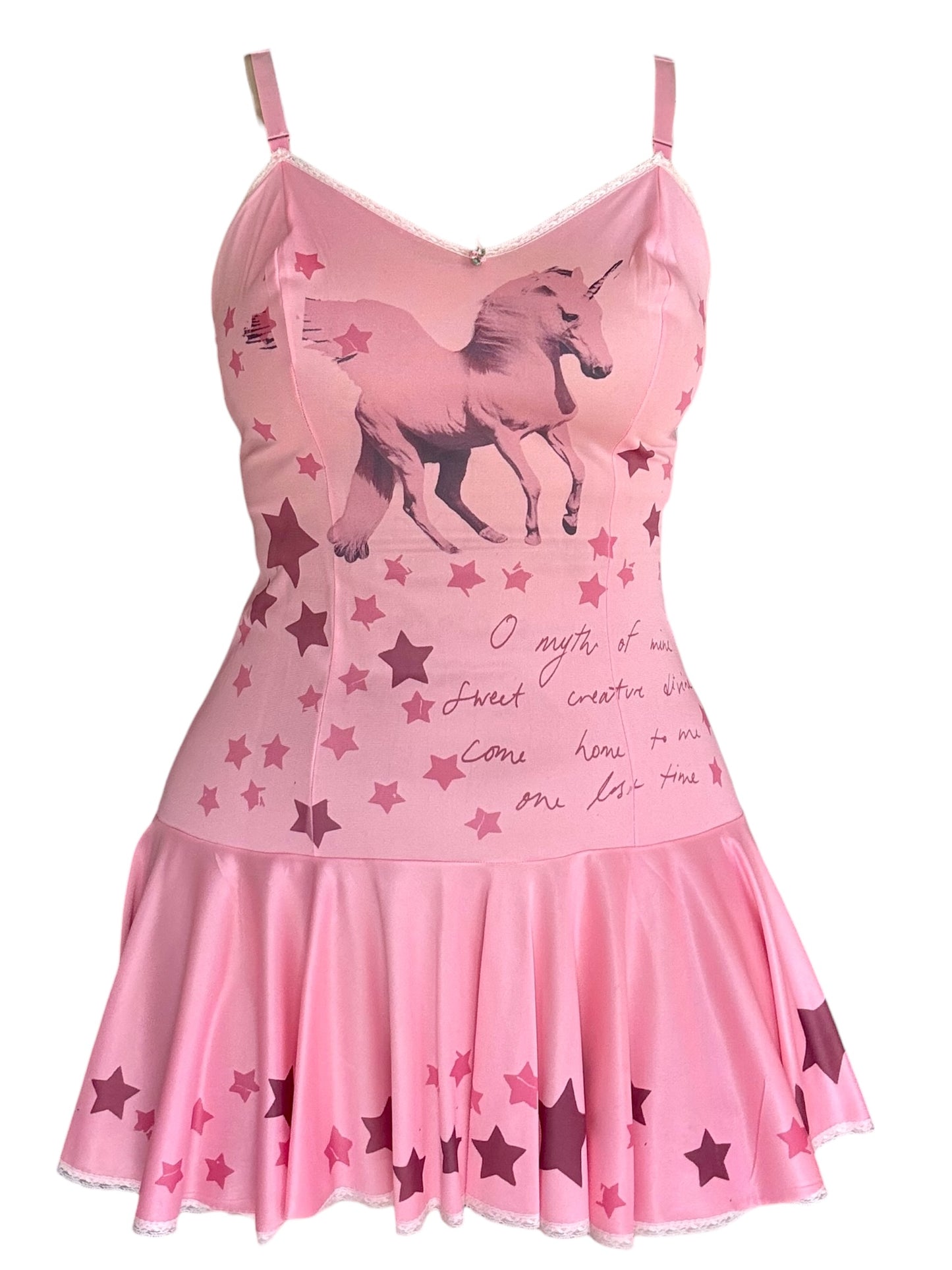 Dream Weaver Pink Mini Slip Dress - M