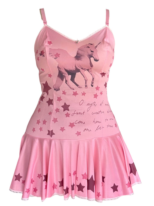 Dream Weaver Pink Mini Slip Dress - M