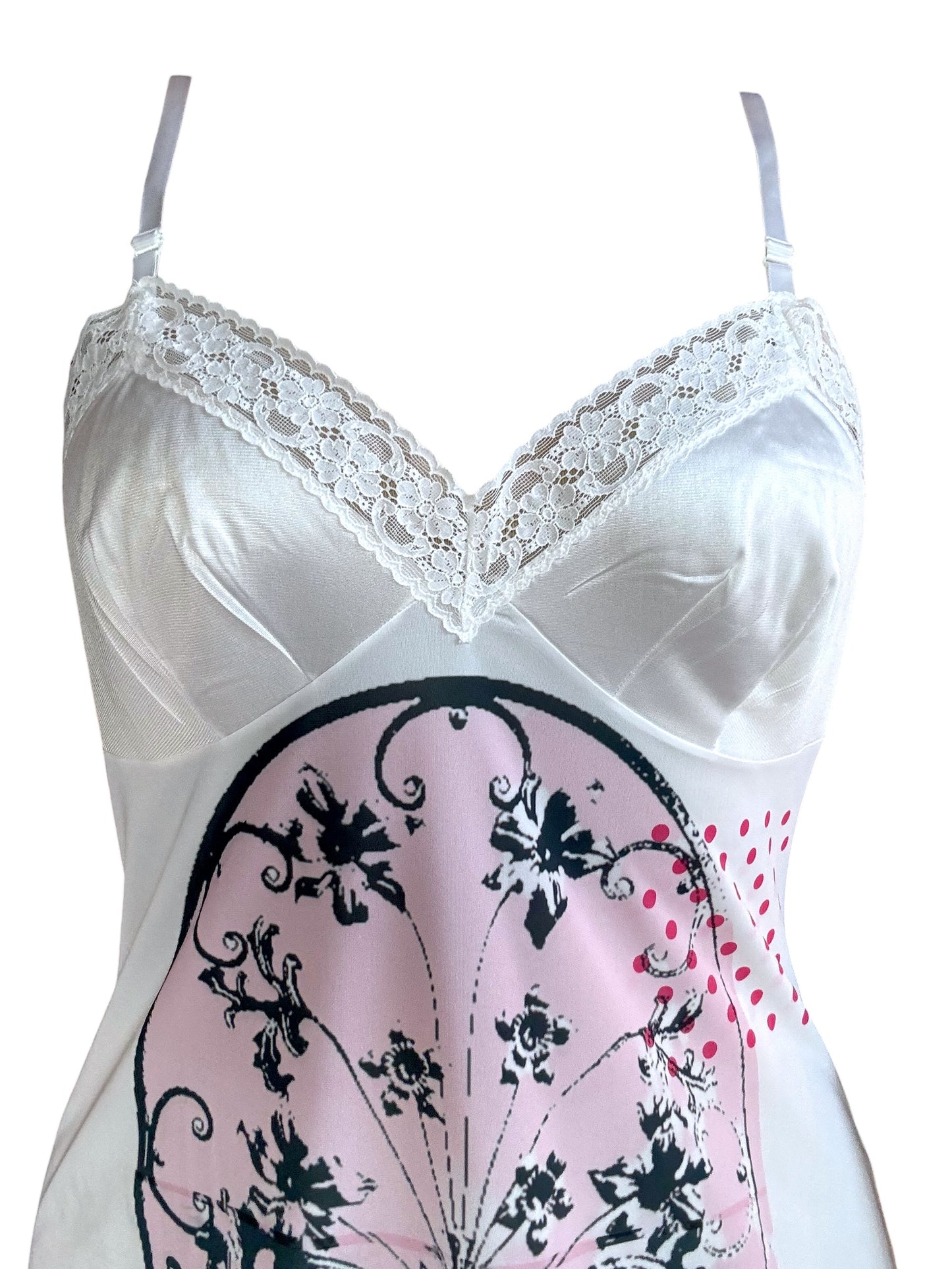 Whimsy Wonders White Slip Dress - L/XL