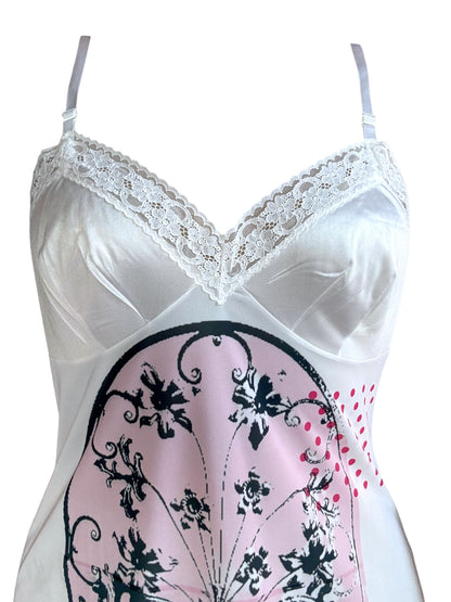 Whimsy Wonders White Slip Dress - L/XL