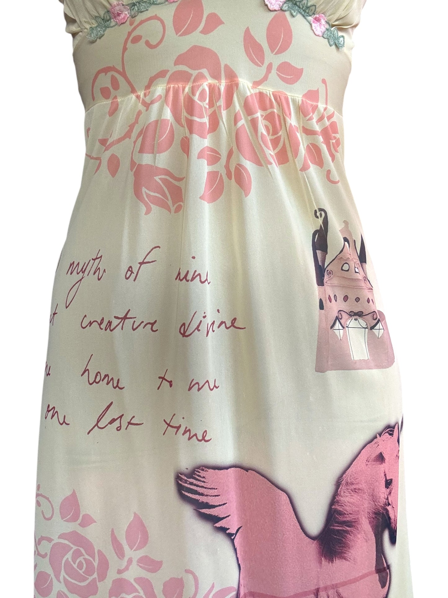 Secret Garden Yellow Slip Gown - M/L