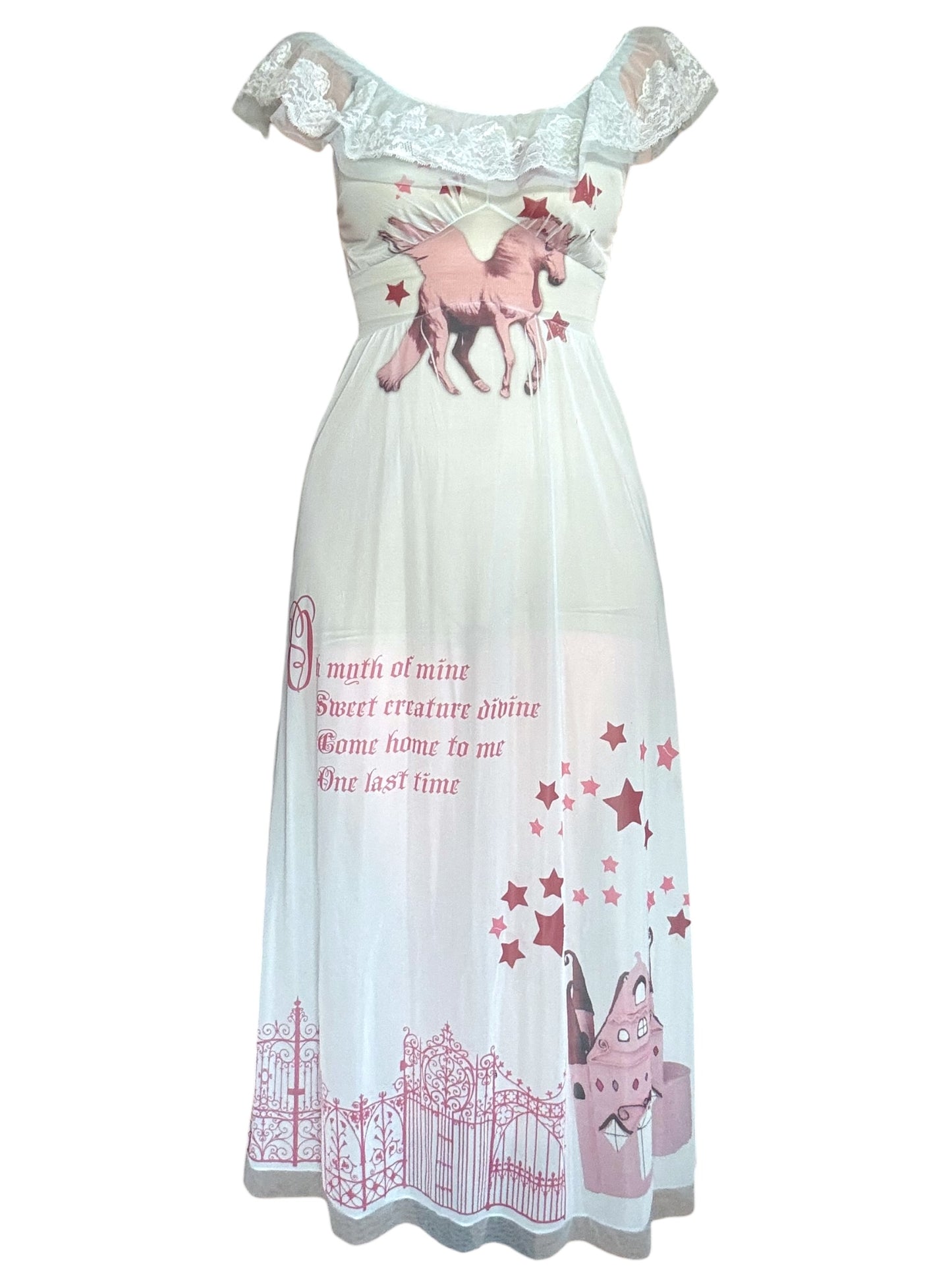 Myth of Mine Blue Slip Gown - S