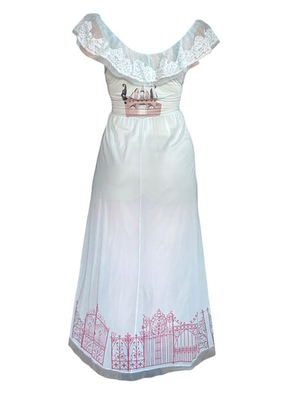 Myth of Mine Blue Slip Gown - S