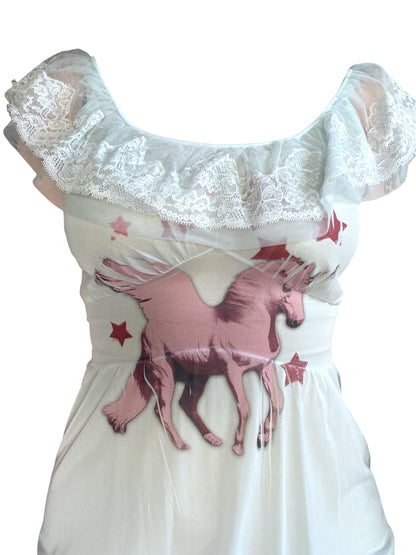 Myth of Mine Blue Slip Gown - S
