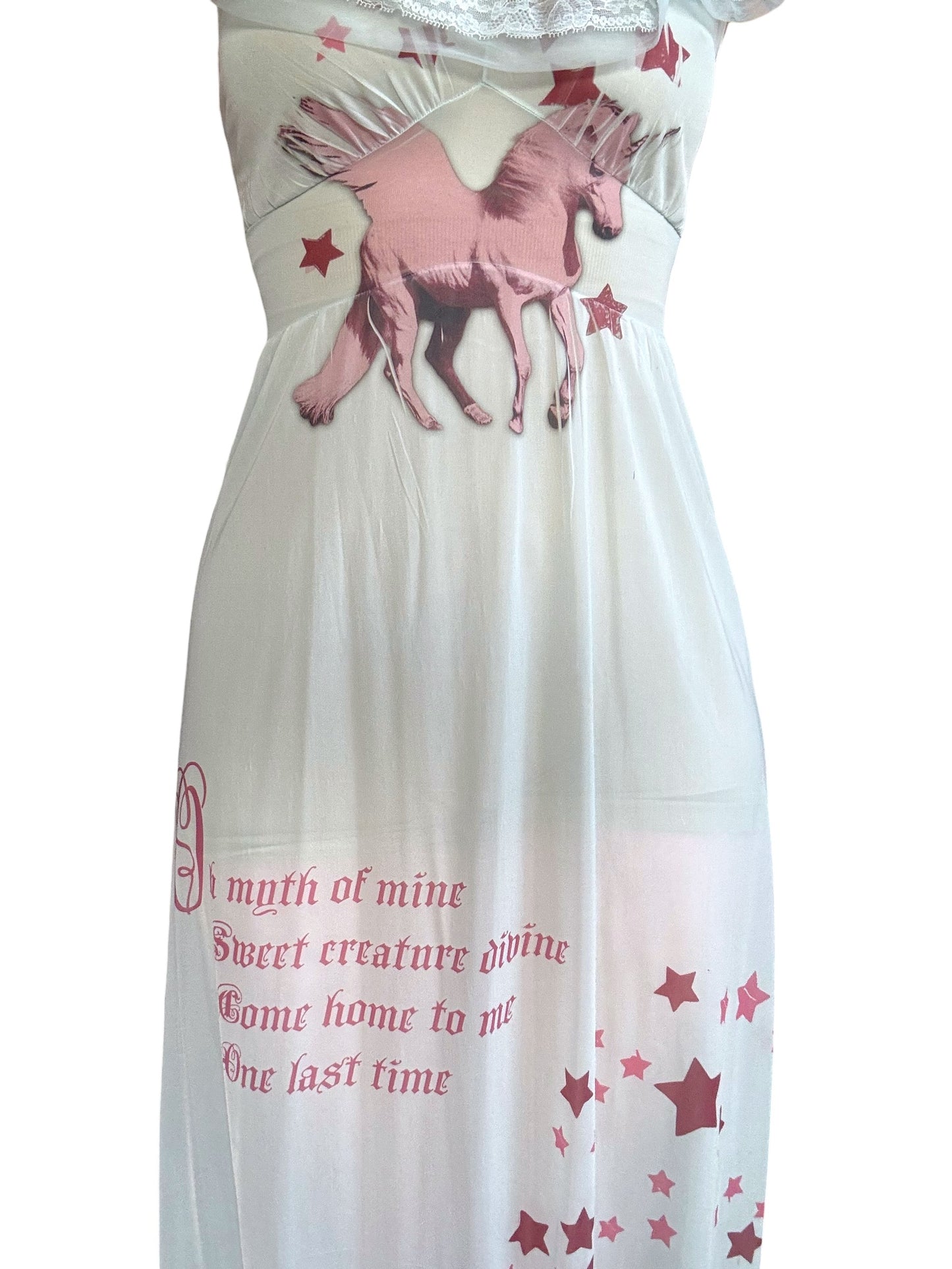 Myth of Mine Blue Slip Gown - S