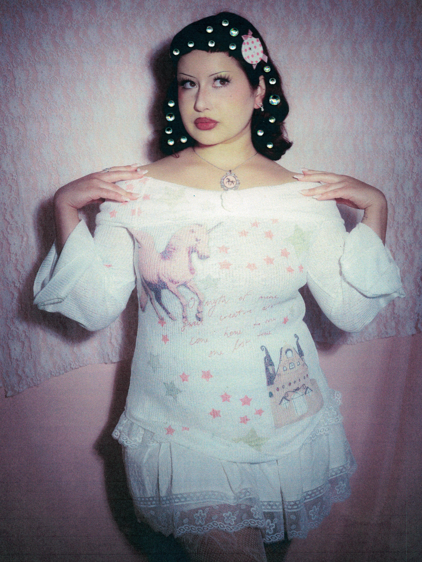 O' Myth of Mine Off-Shoulder Sweater