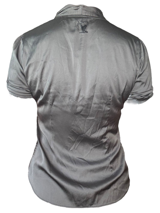 Angel's Salvation Office Siren Grey Blouse - L/XL
