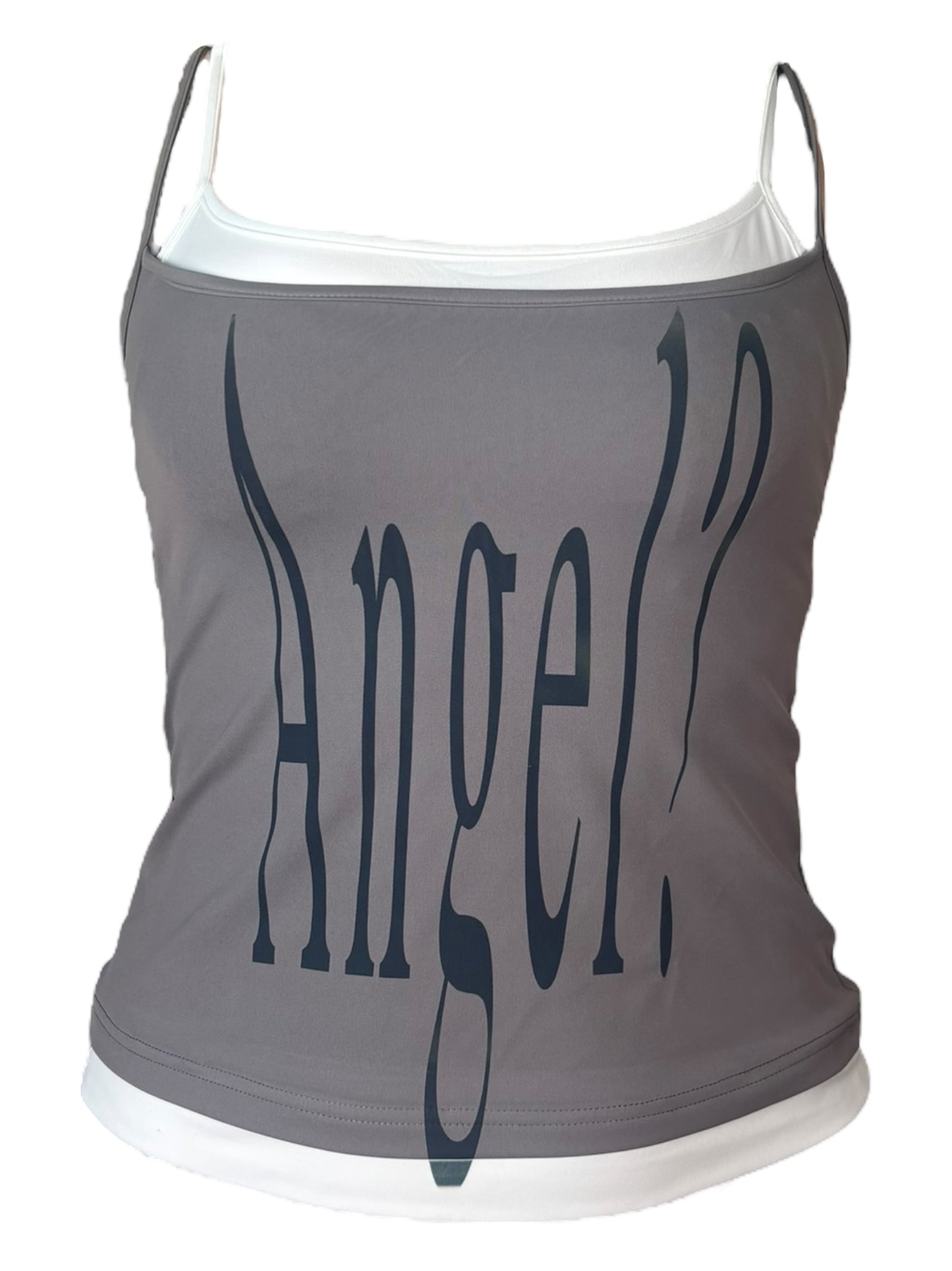 Greige Angel Tank
