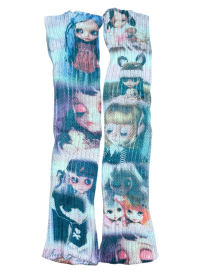 Blythe Doll Striped Legwarmers