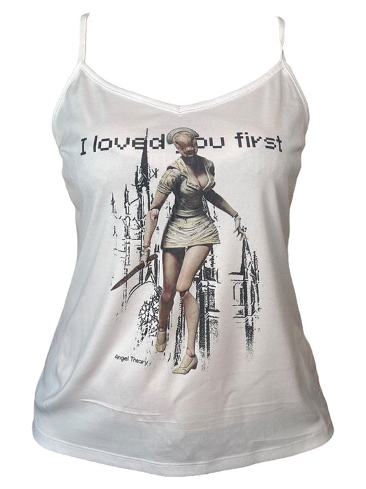I Loved You First White Tank - 2X
