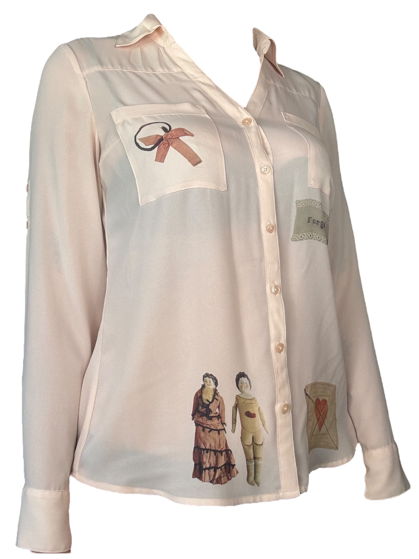 Forget Me Not Baby Pink Blouse - XL