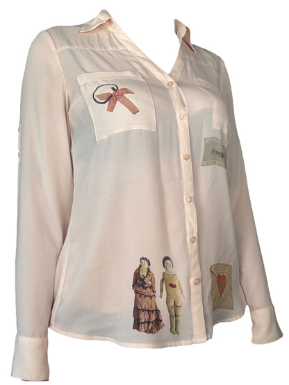 Forget Me Not Baby Pink Blouse - XL