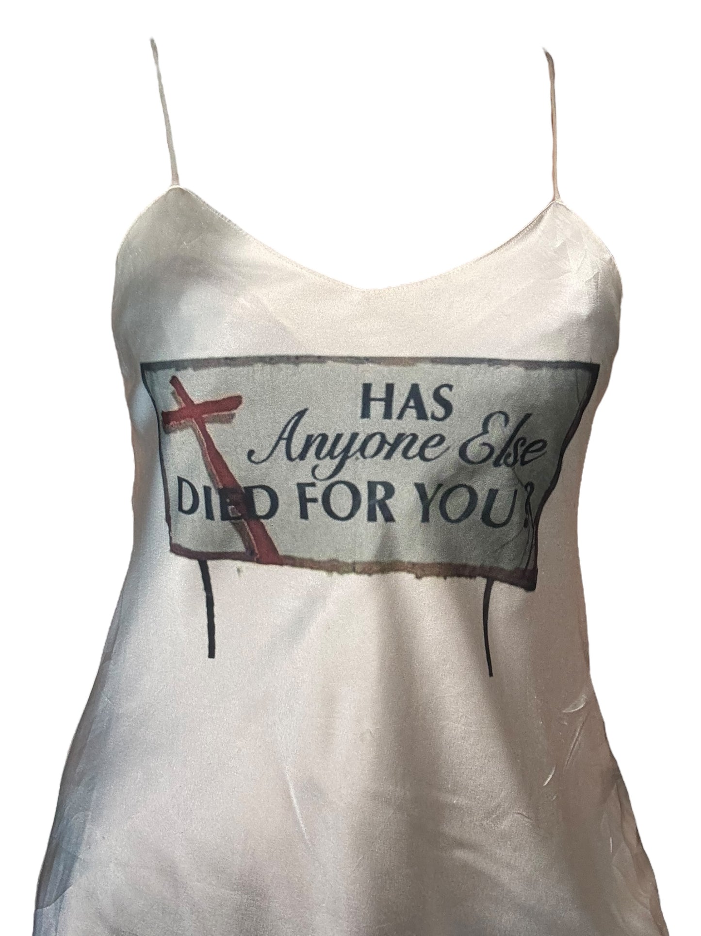 Has Anyone Else Died For You Cream Dress - M
