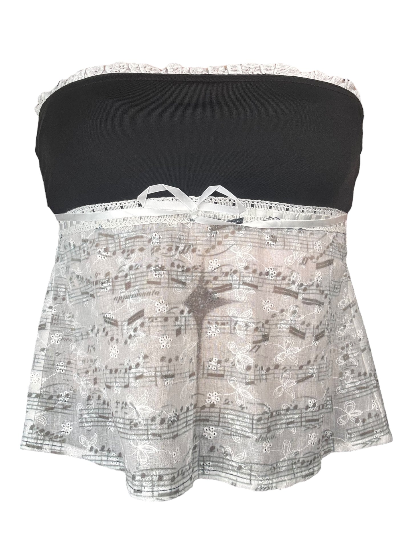 Music Note Flutter Top - S