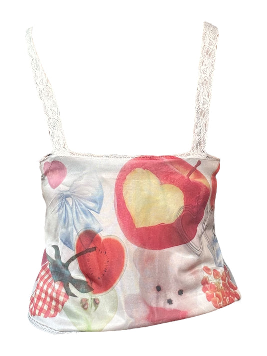 Love Overload White Slip Tank - M/L