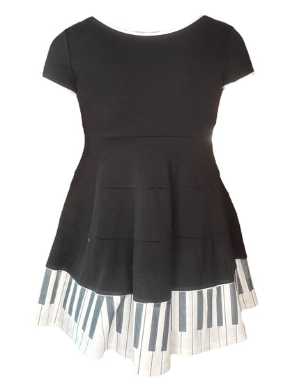 Piano Skater Dress - M