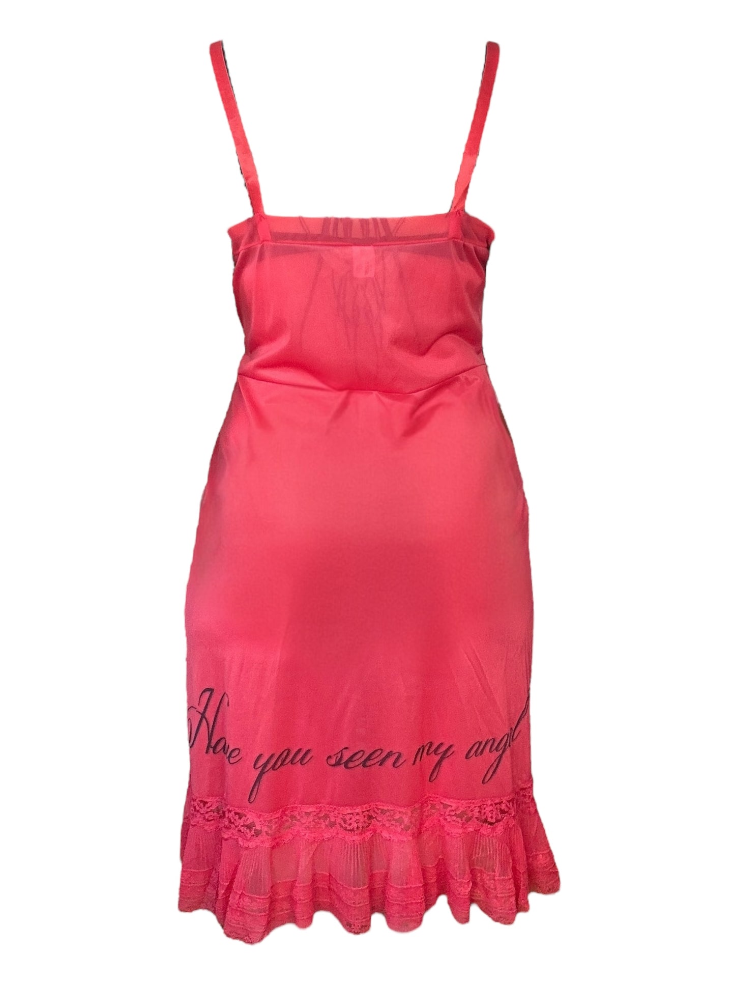 Sacred Heart Red Slip Dress - XL