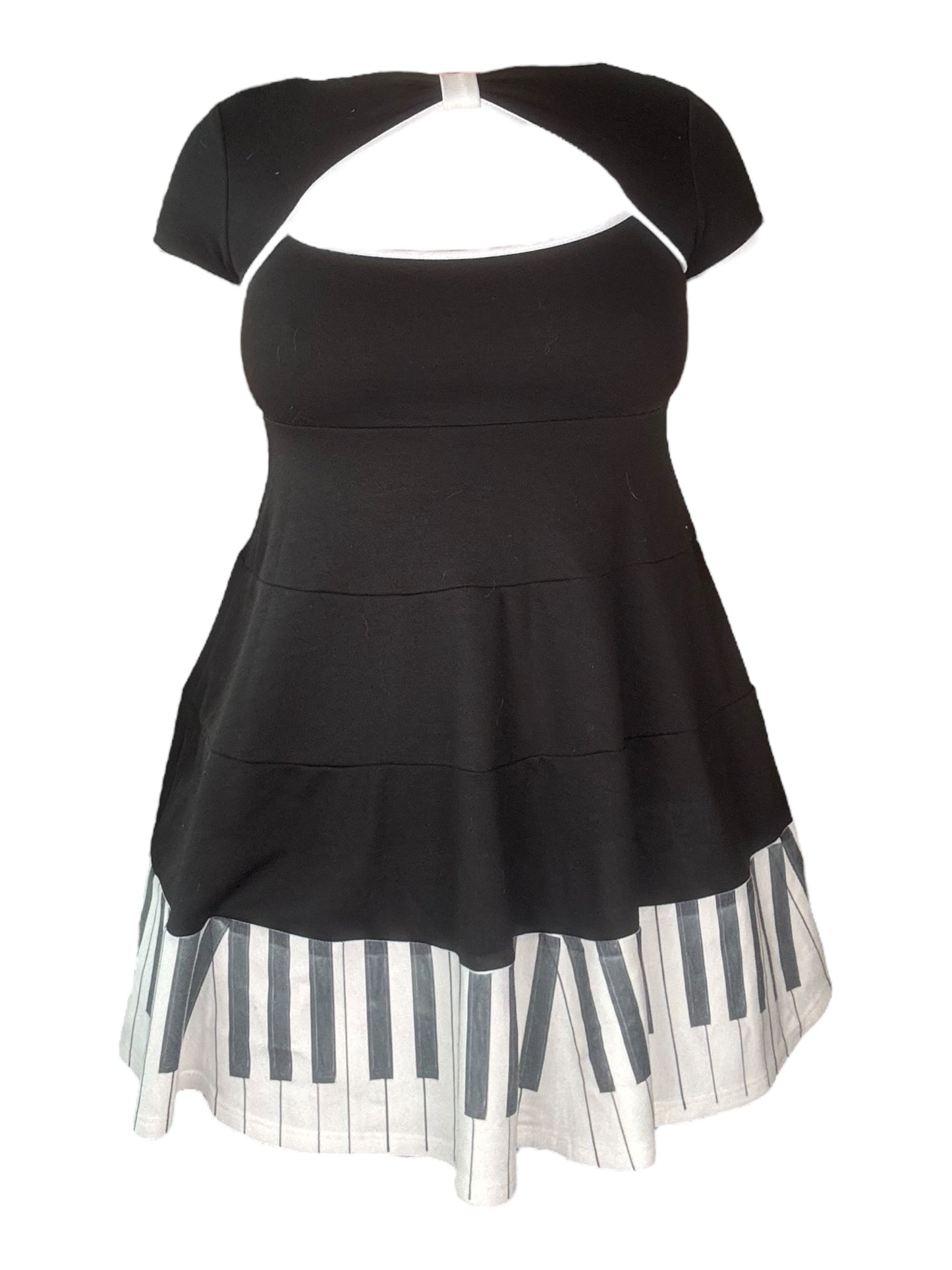 Piano Skater Dress - M