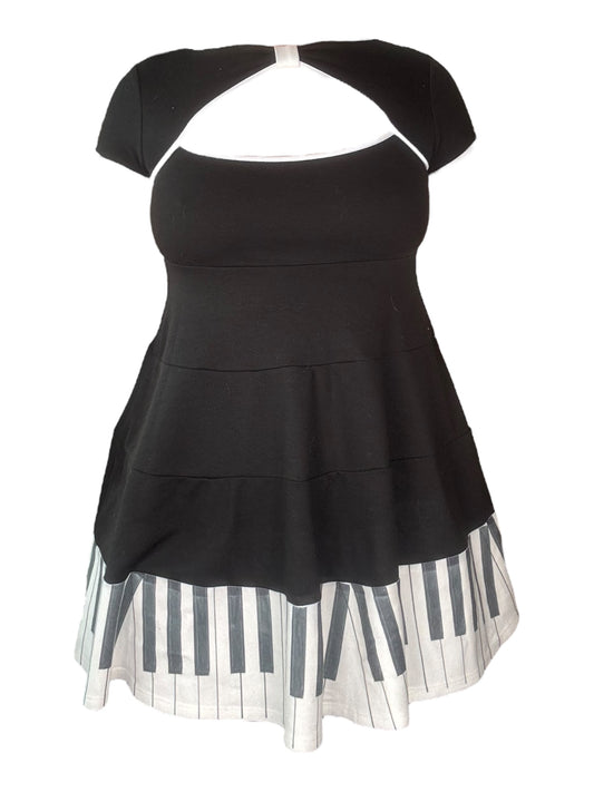 Piano Skater Dress - M