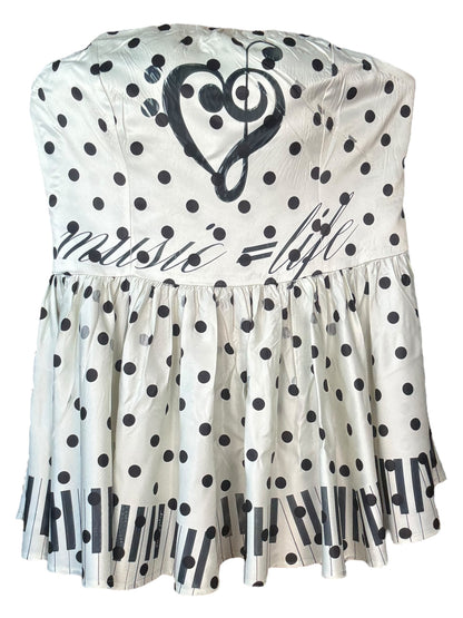 Music=Life Piano + Polka Dot Dress - 2X/3X