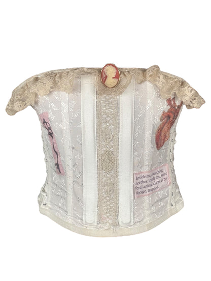 Feral Instinct 1960's Fan Laced Corset - XL