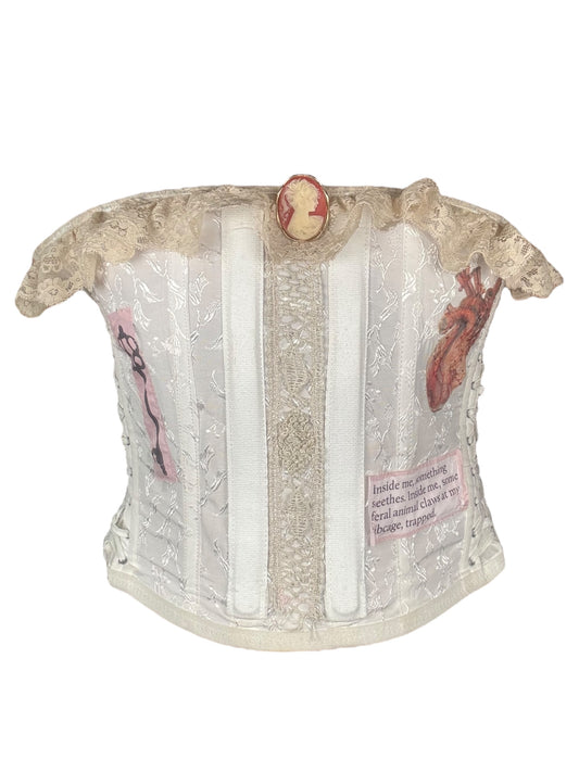 Feral Instinct 1960's Fan Laced Corset - XL