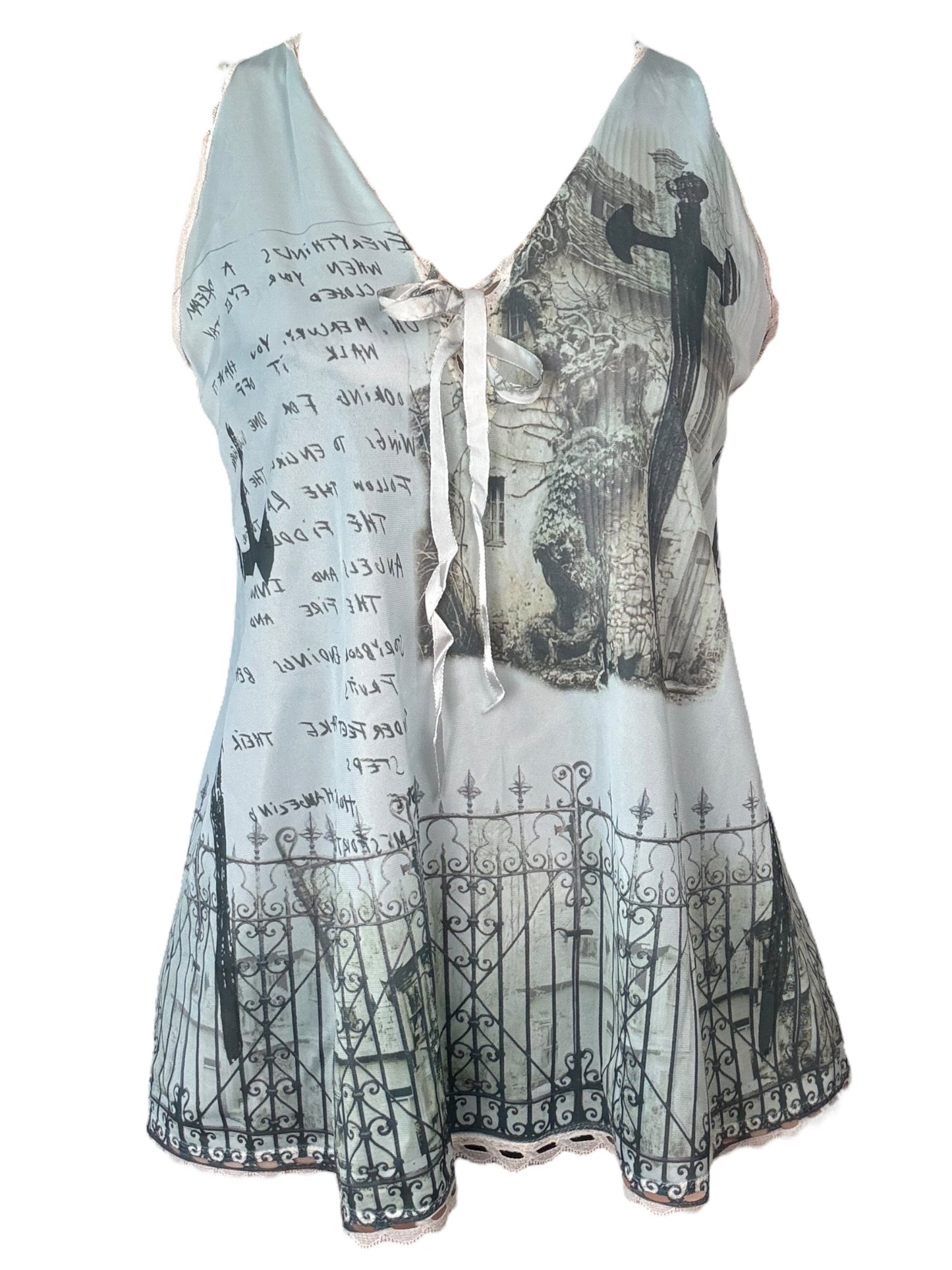 Storybook Endings Blue Babydoll Mini Dress - XL