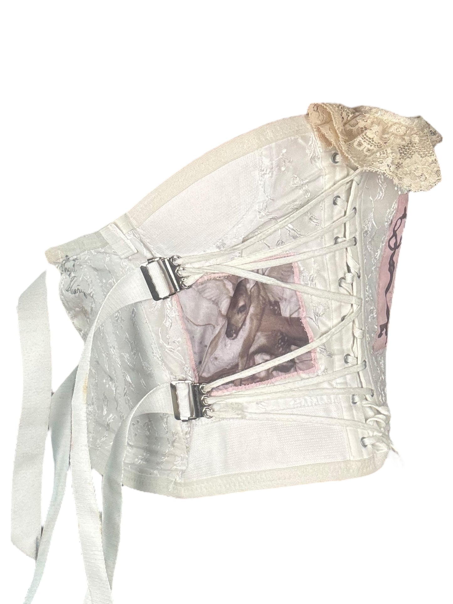 Feral Instinct 1960's Fan Laced Corset - XL