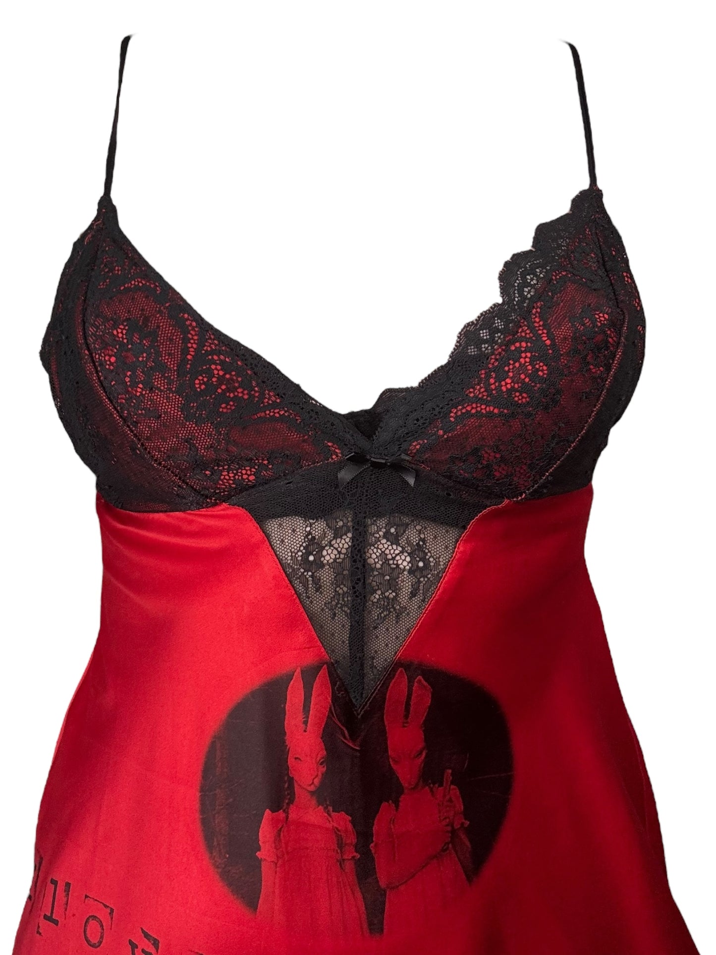 I Love You, Bunny Red Negligee - M