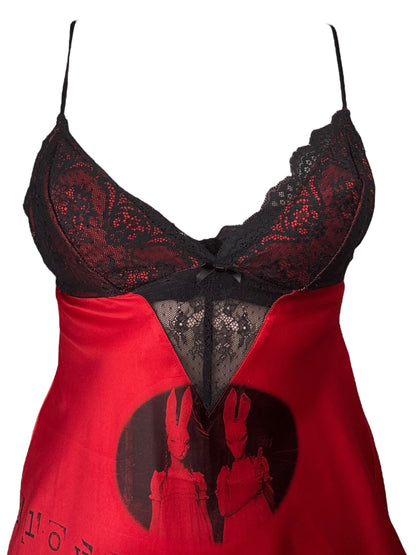 I Love You, Bunny Red Negligee - M