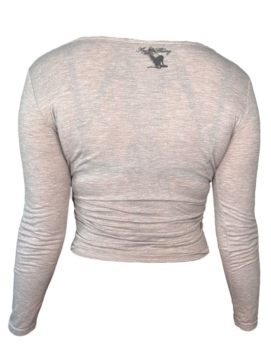Alice's Fall Greige Longsleeve - M/L