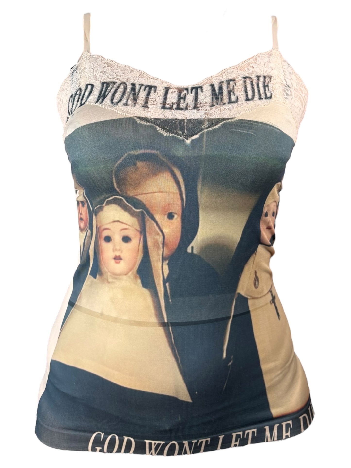 God Wont Let Them Die Doll Tank - XL