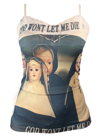 God Wont Let Them Die Doll Tank - XL