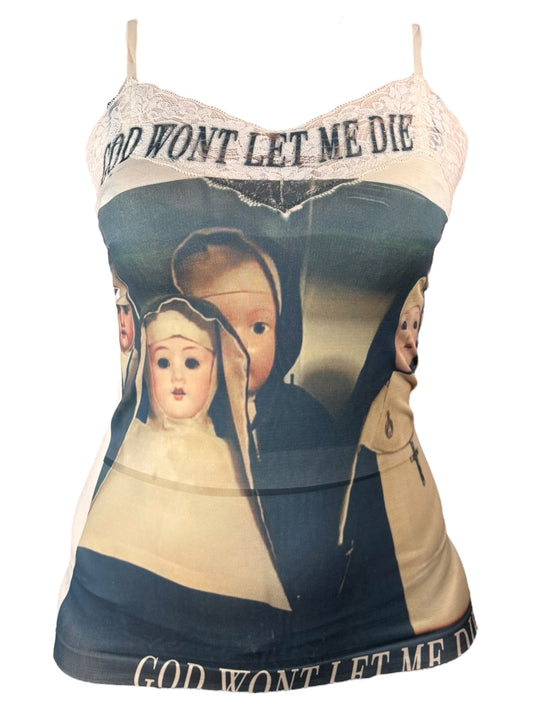 God Wont Let Them Die Doll Tank - XL