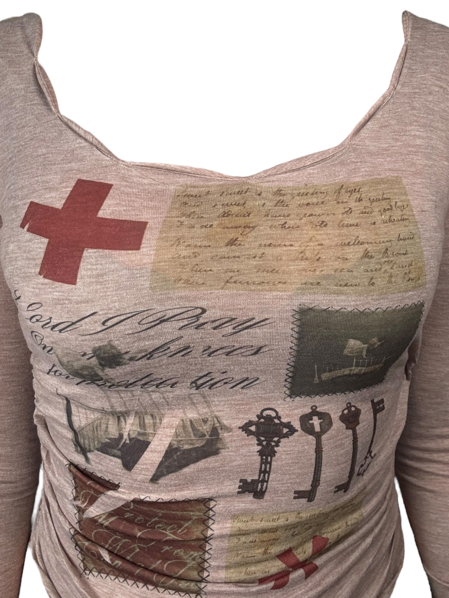 Alice's Fall Greige Longsleeve - M/L