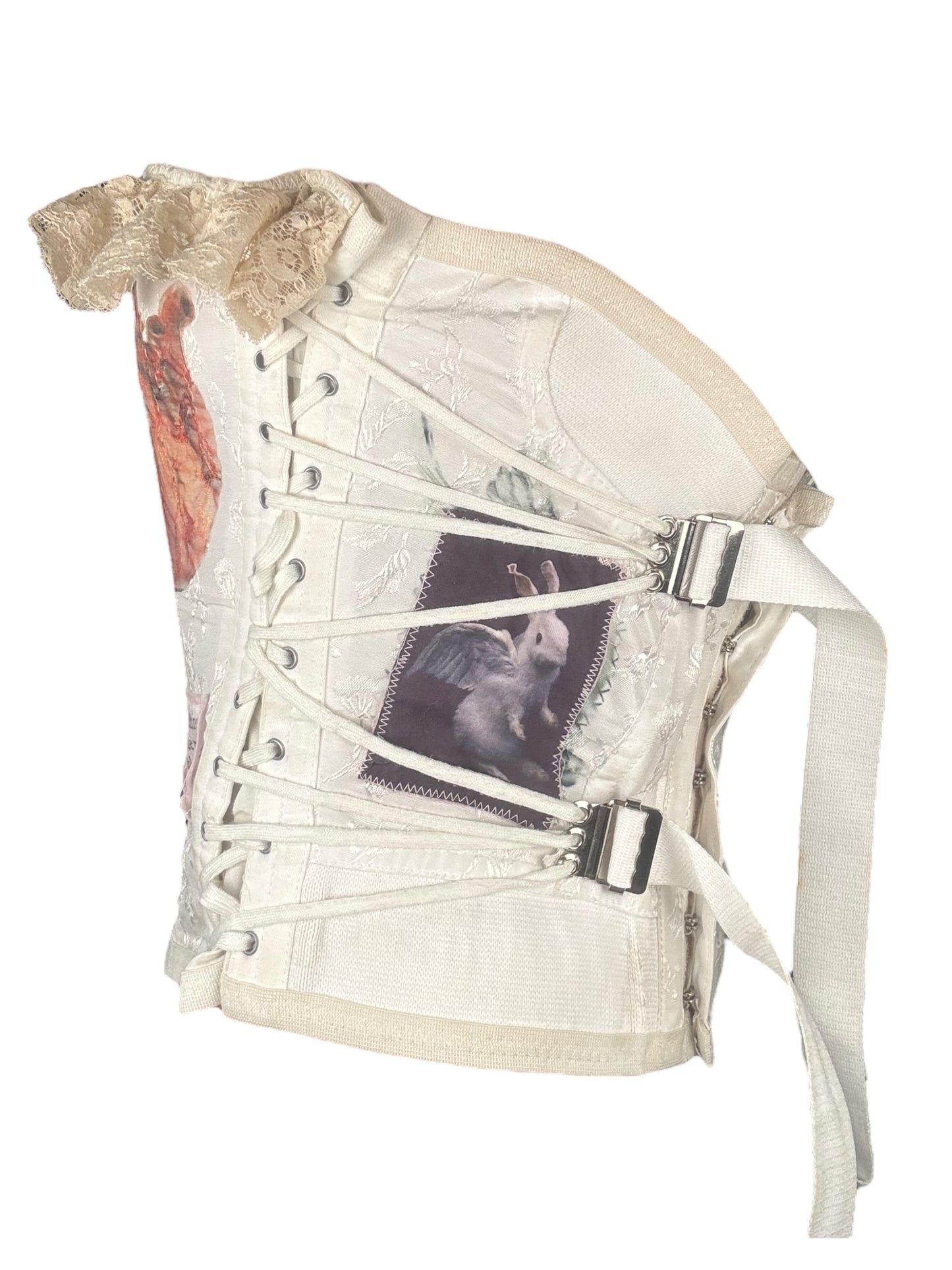 Feral Instinct 1960's Fan Laced Corset - XL