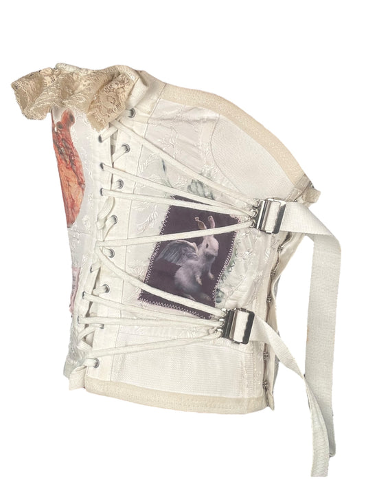 Feral Instinct 1960's Fan Laced Corset - XL