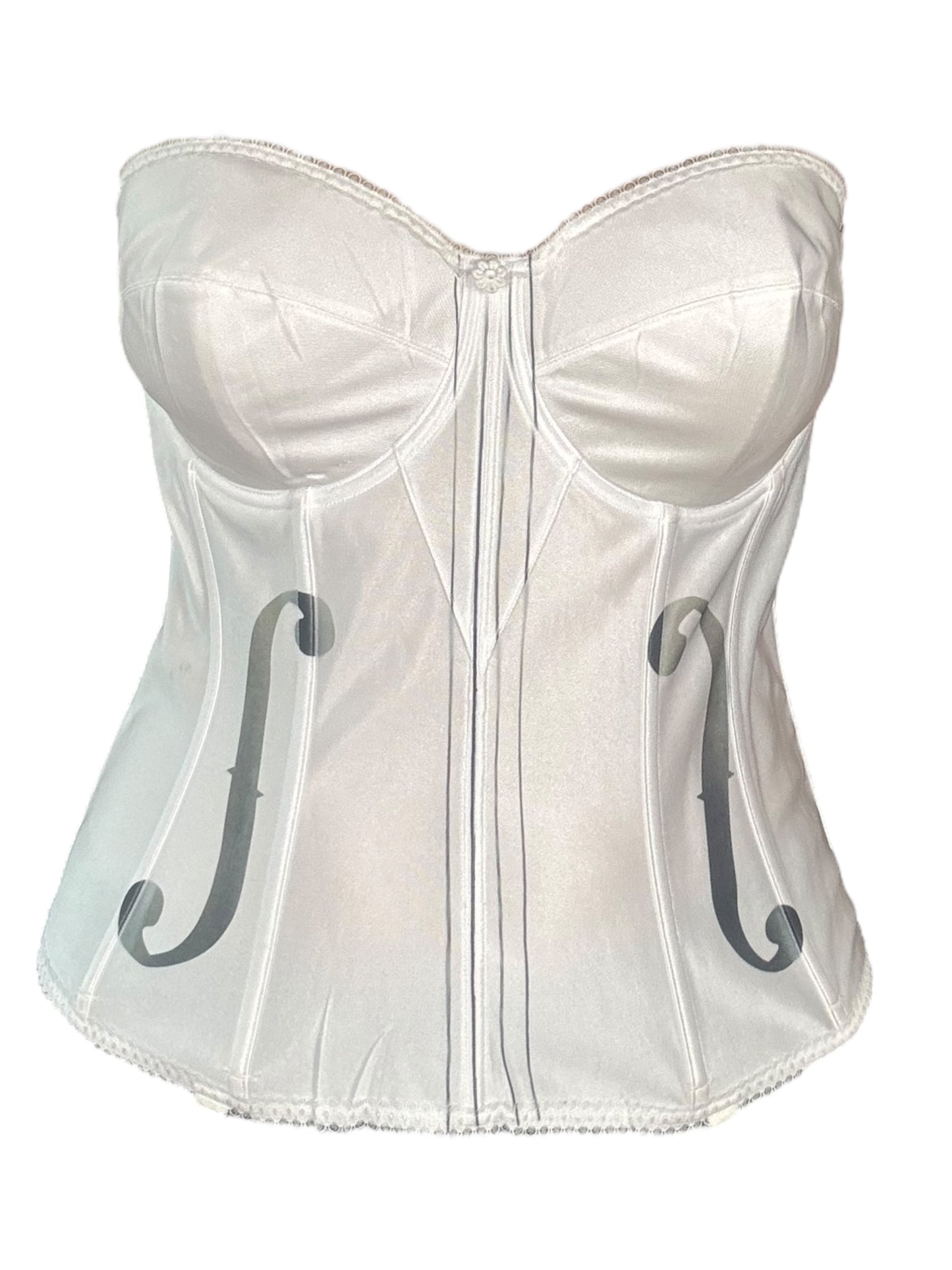Cello White Corset - L