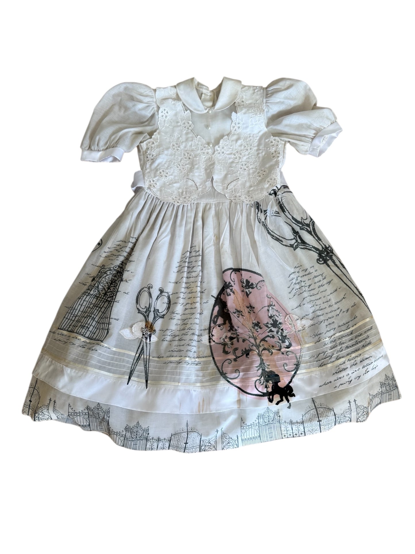 Dream Weaver Tattered Vintage Dress - S